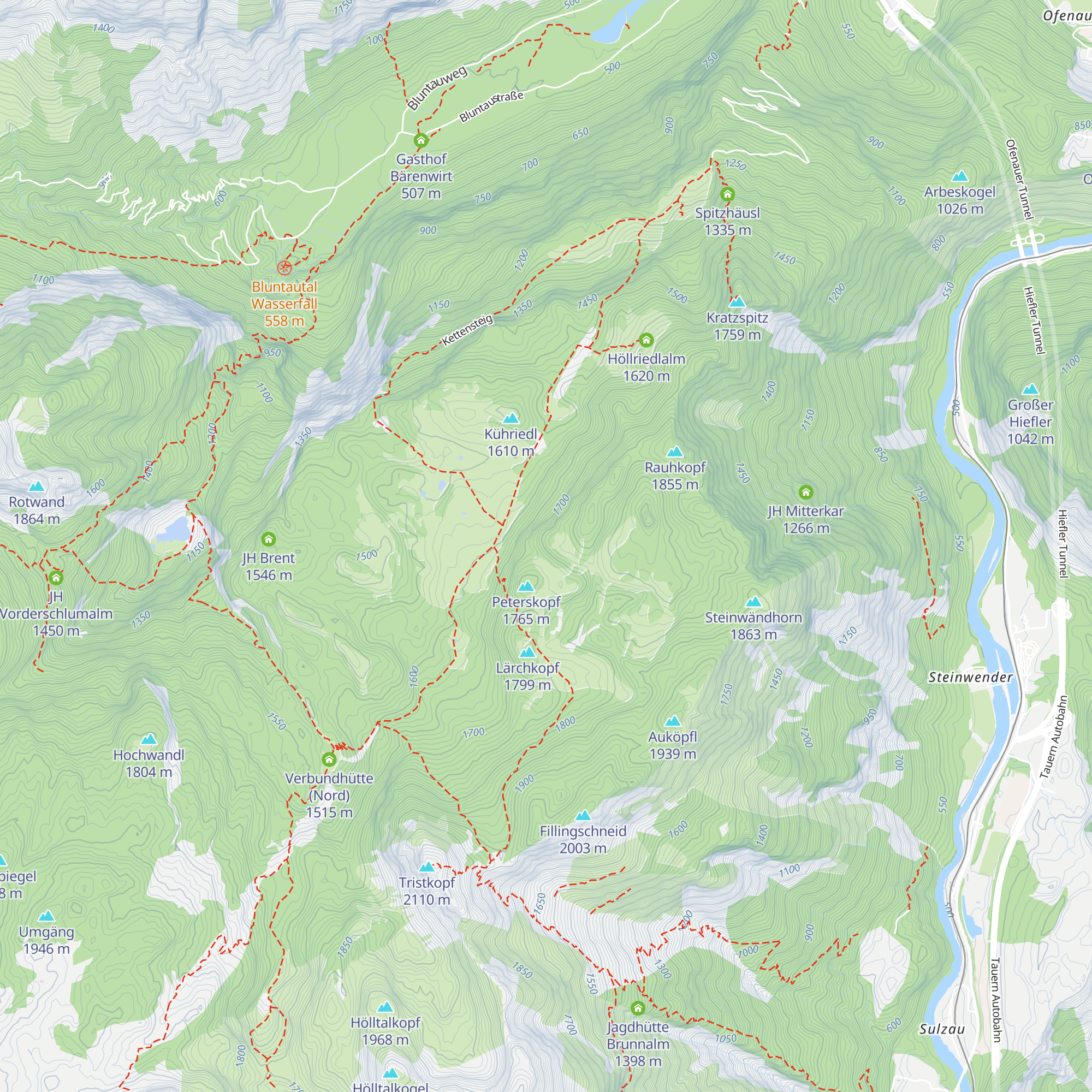 JH Fillingalm (Rennanger) map