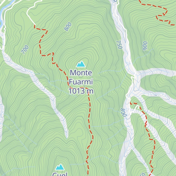Map of Bivacco Monte Fuarmi
