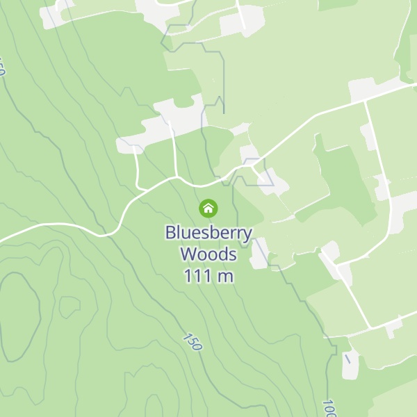 Map of Bluesberry Woods