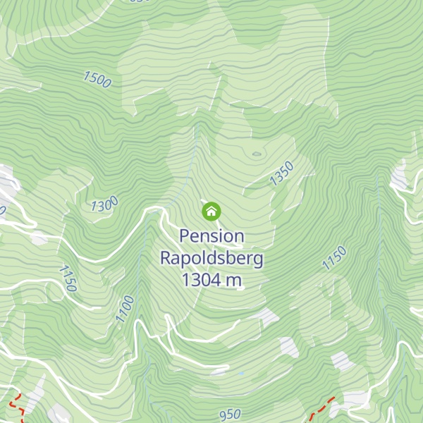 Map of Pension Rapoldsberg