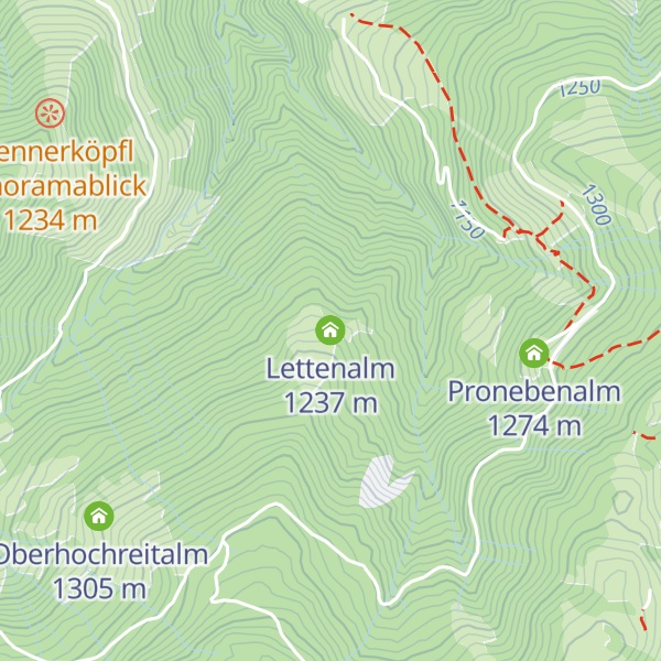 Map of Lettenalm