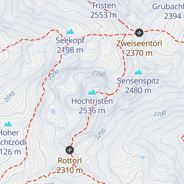 Map of Hochtristen