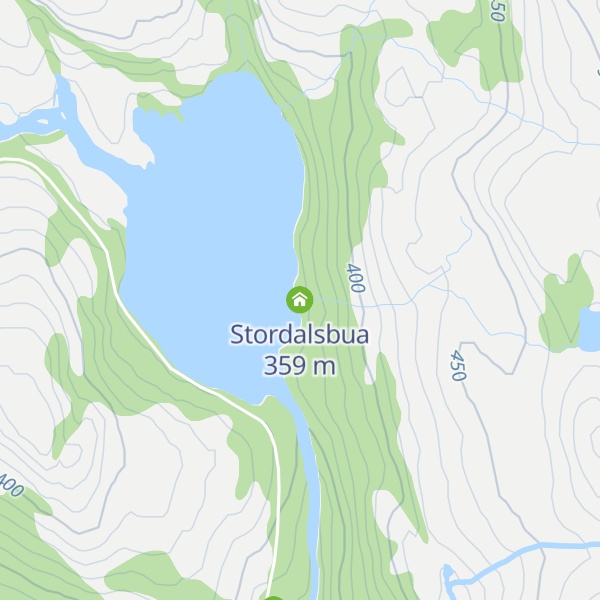 Map of Stordalsbua