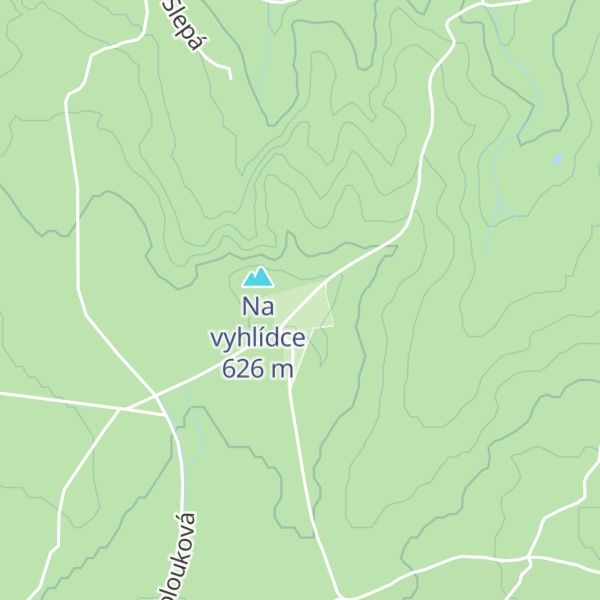 Map of Bivakovací místo Umíř