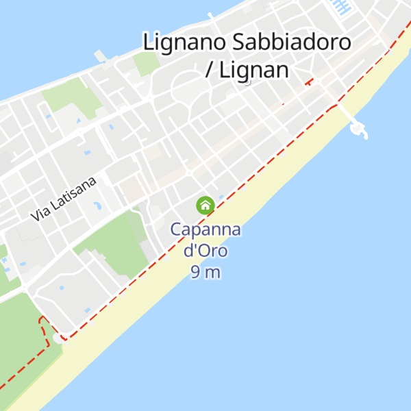 Map of Capanna d'Oro