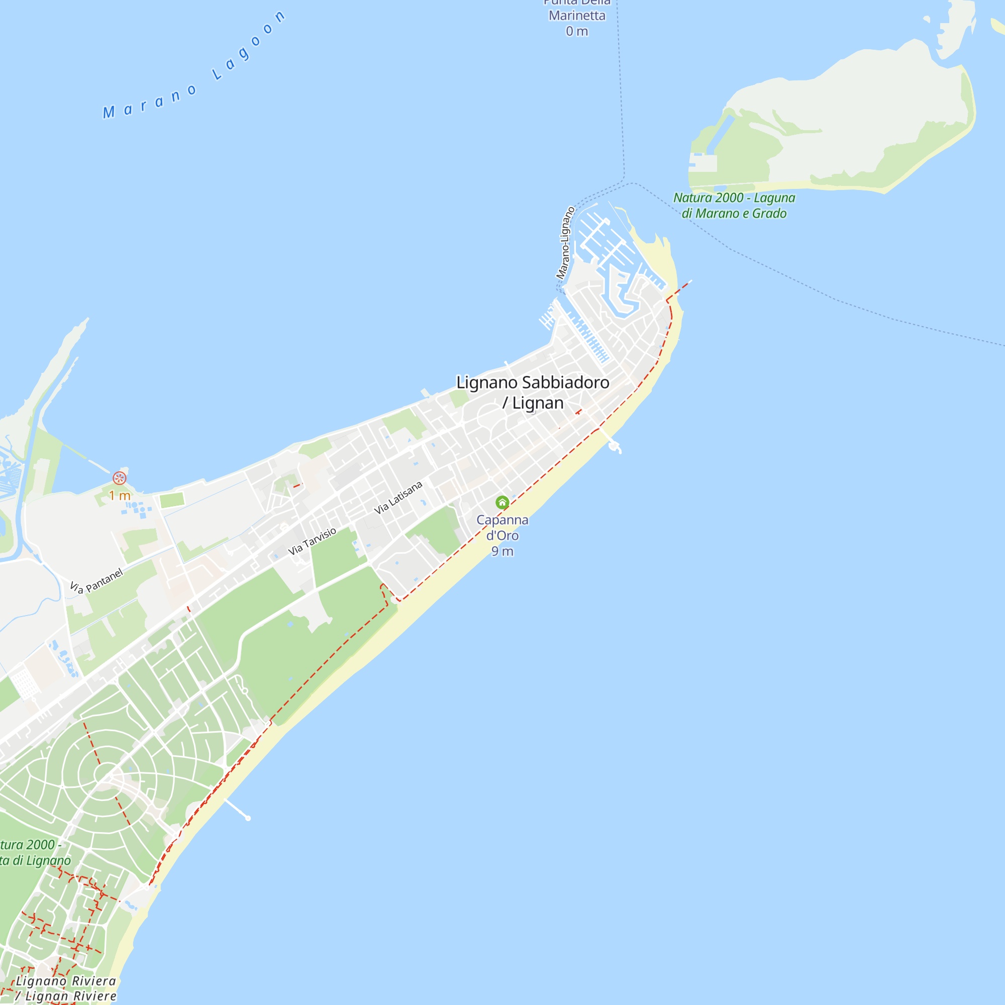 Capanna d'Oro map