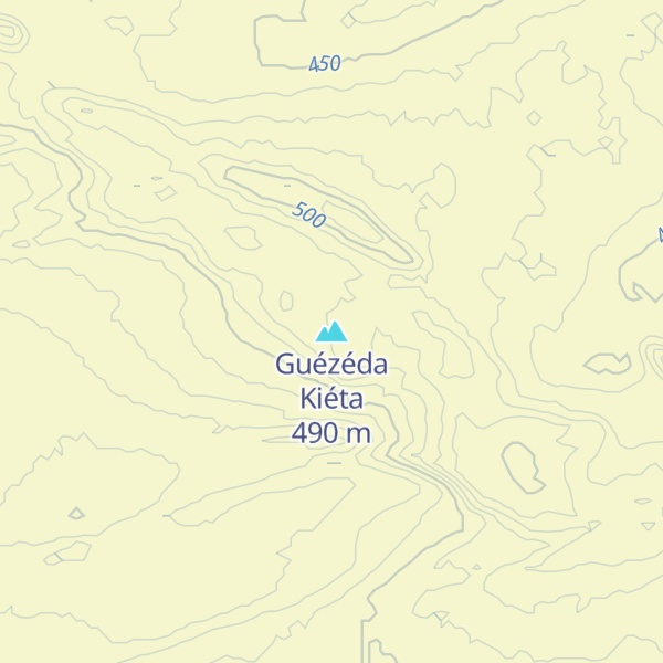 Map of Guézéda Kiéta