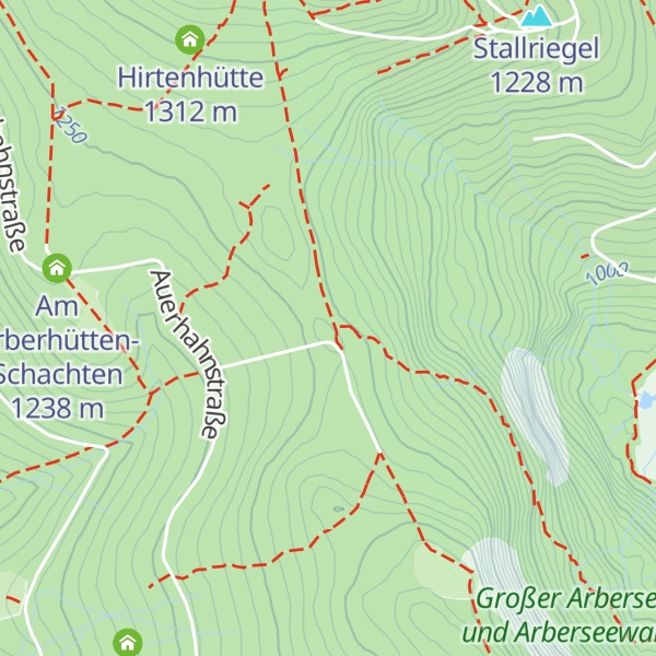 Map of Schutzhütte am Seesteig