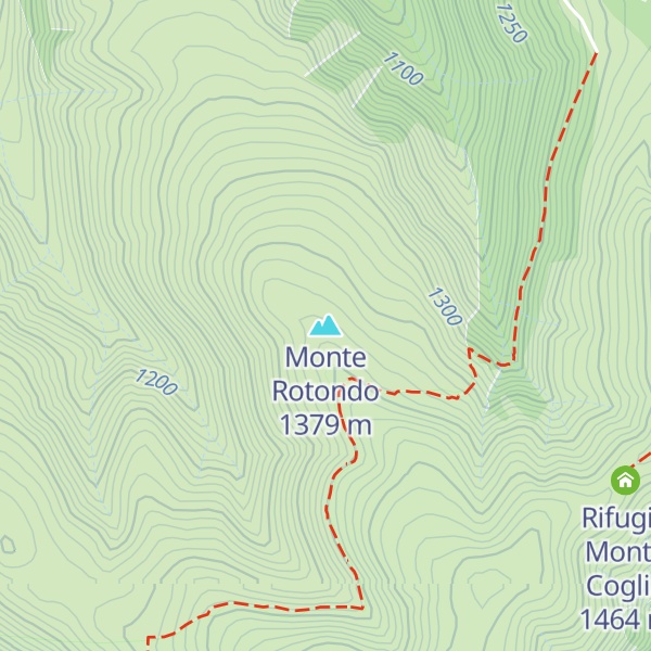 Map of Monte Rotondo