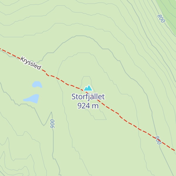 Map of Storfjället