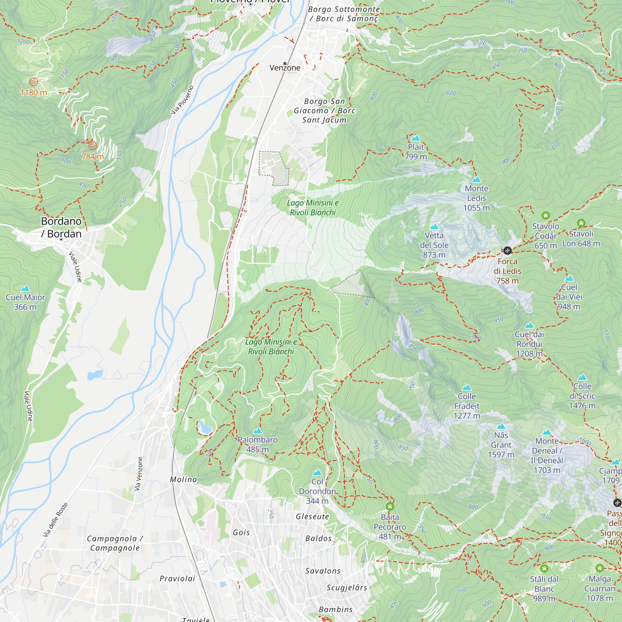 Stavolo del Cjrlo map