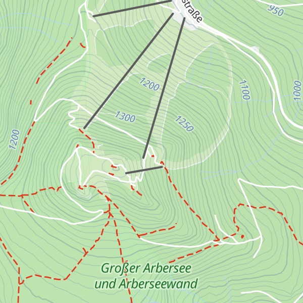 Map of Arberschutzhaus