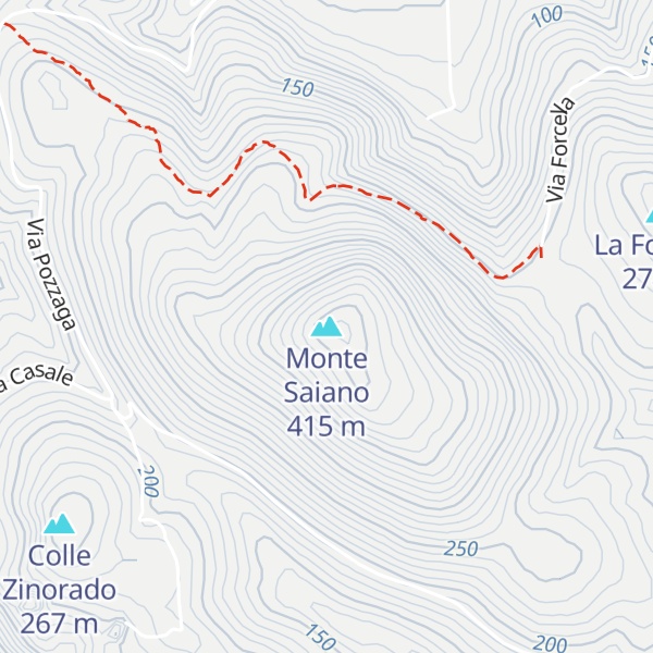 Map of Monte Saiano