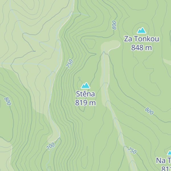 Map of Stěna