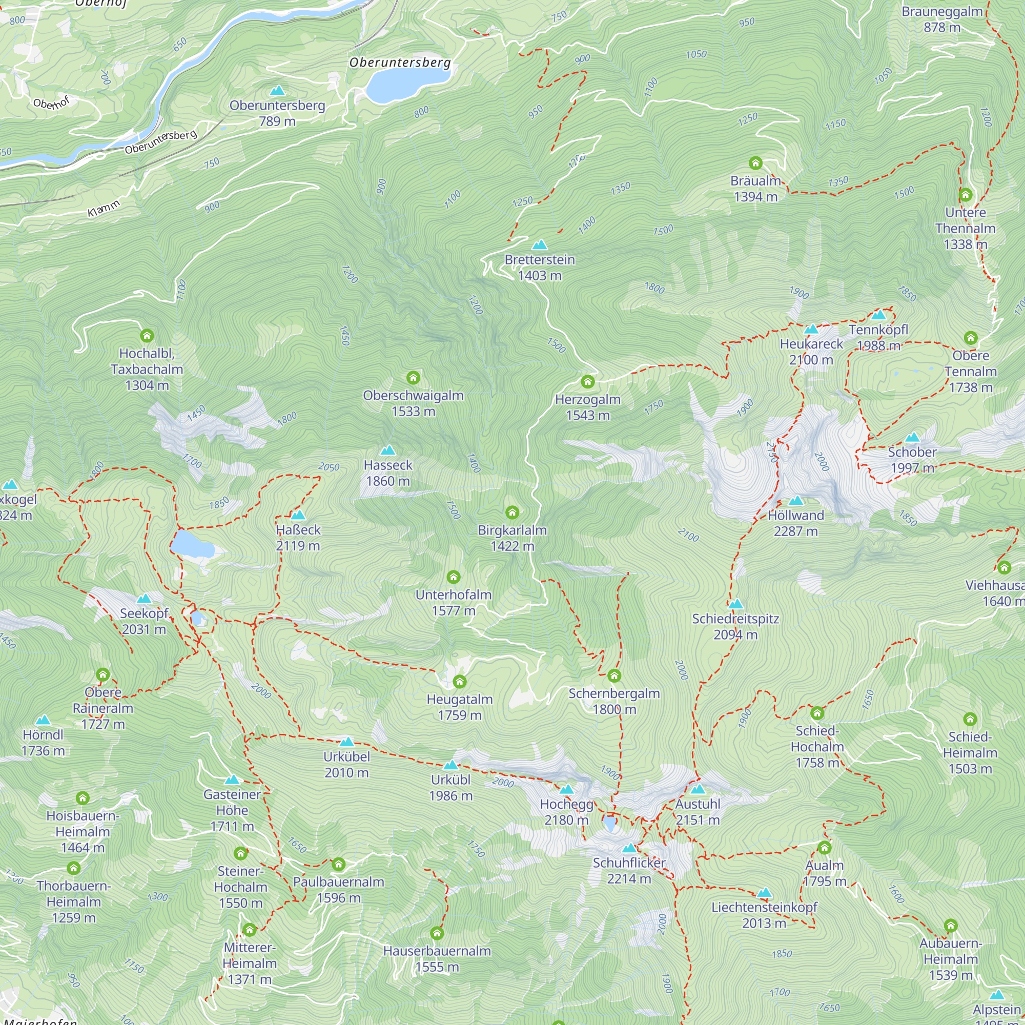 Birgkarlalm map