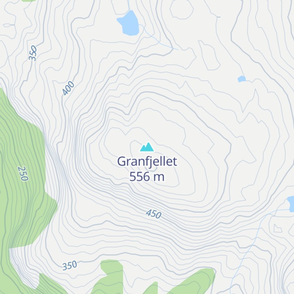 Map of Granfjellet