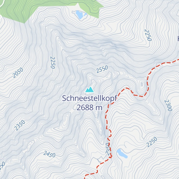 Map of Schneestellkopf