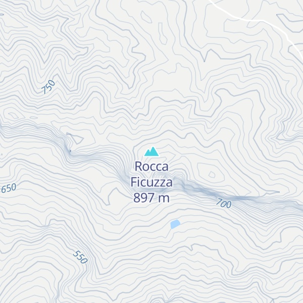 Map of Rocca Ficuzza