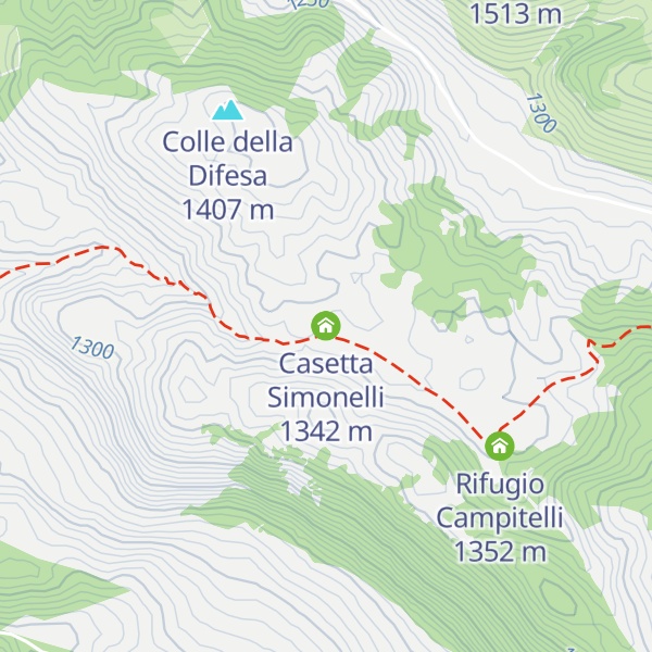 Map of Casetta Simonelli