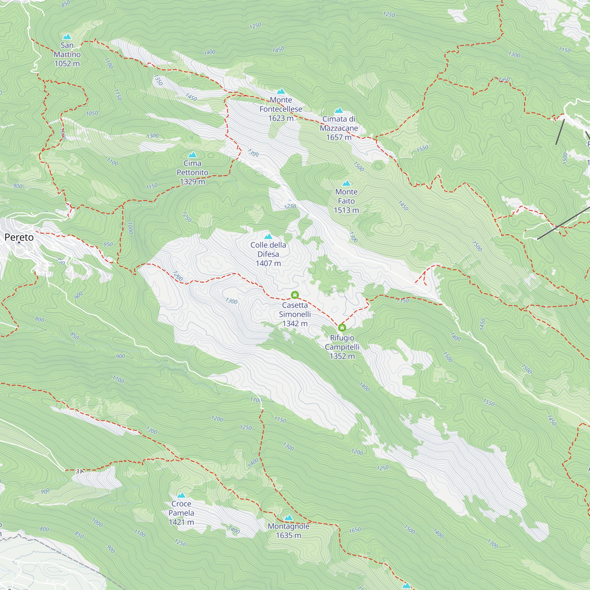 Casetta Simonelli map