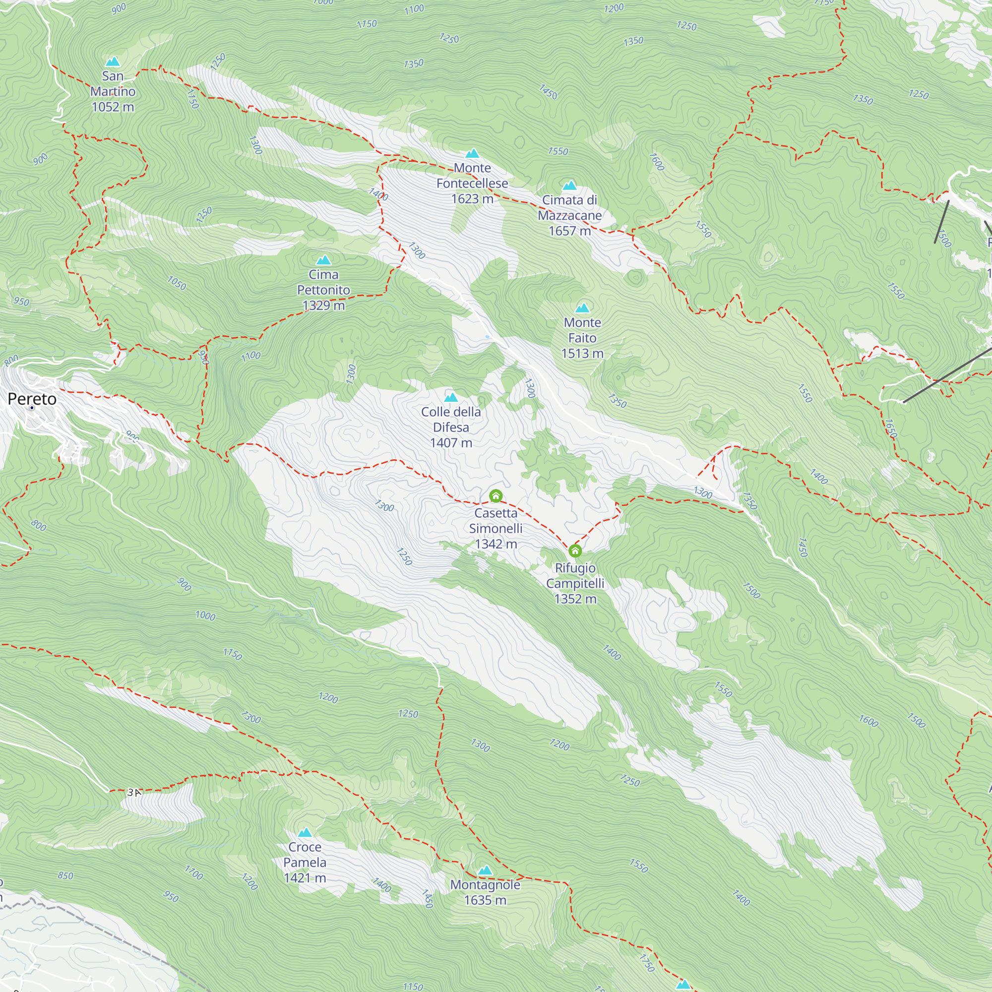 Casetta Simonelli map