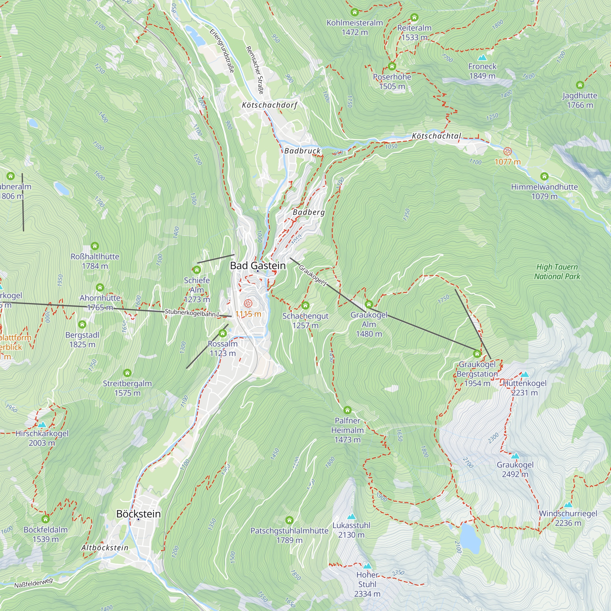 Schachengut map