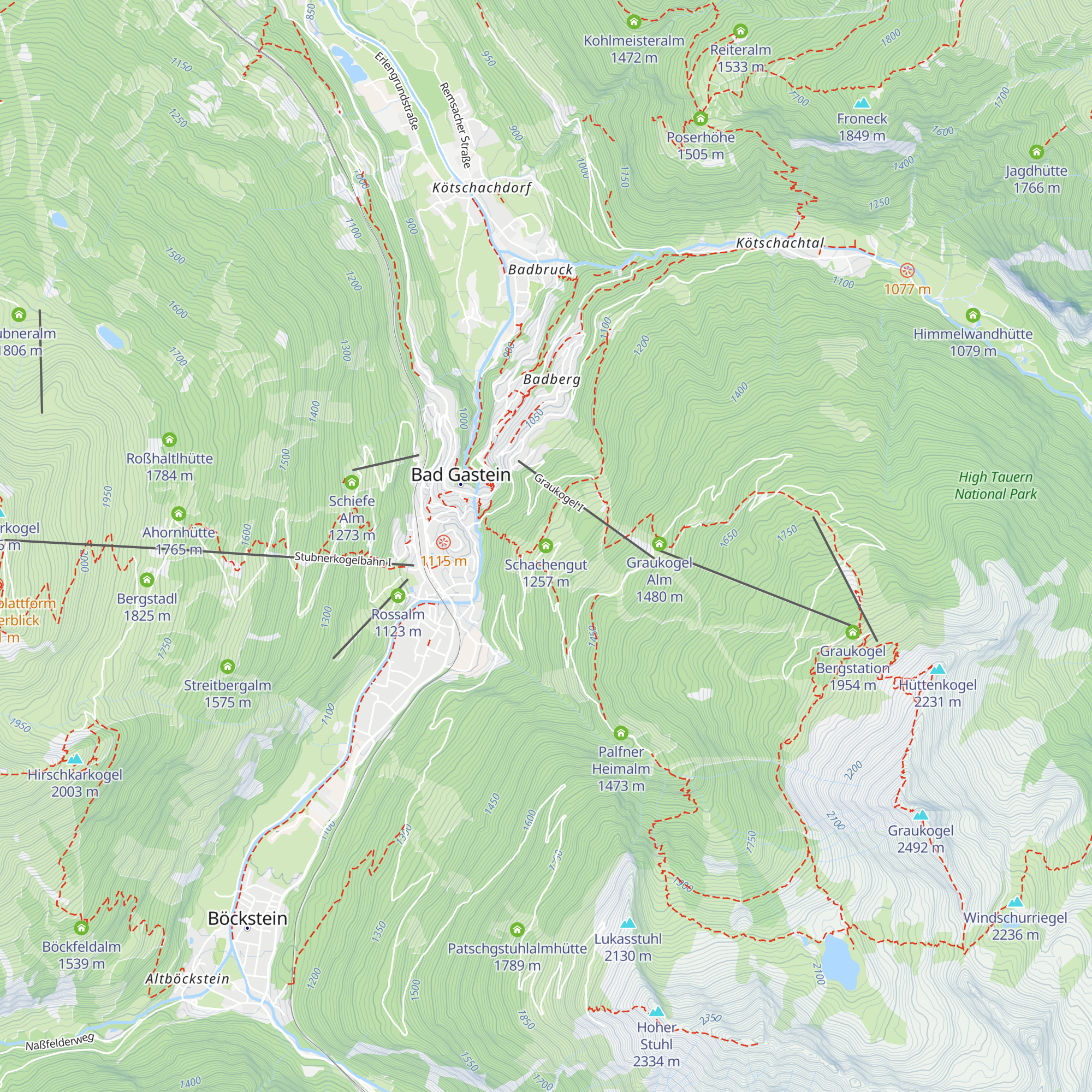 Schachengut map