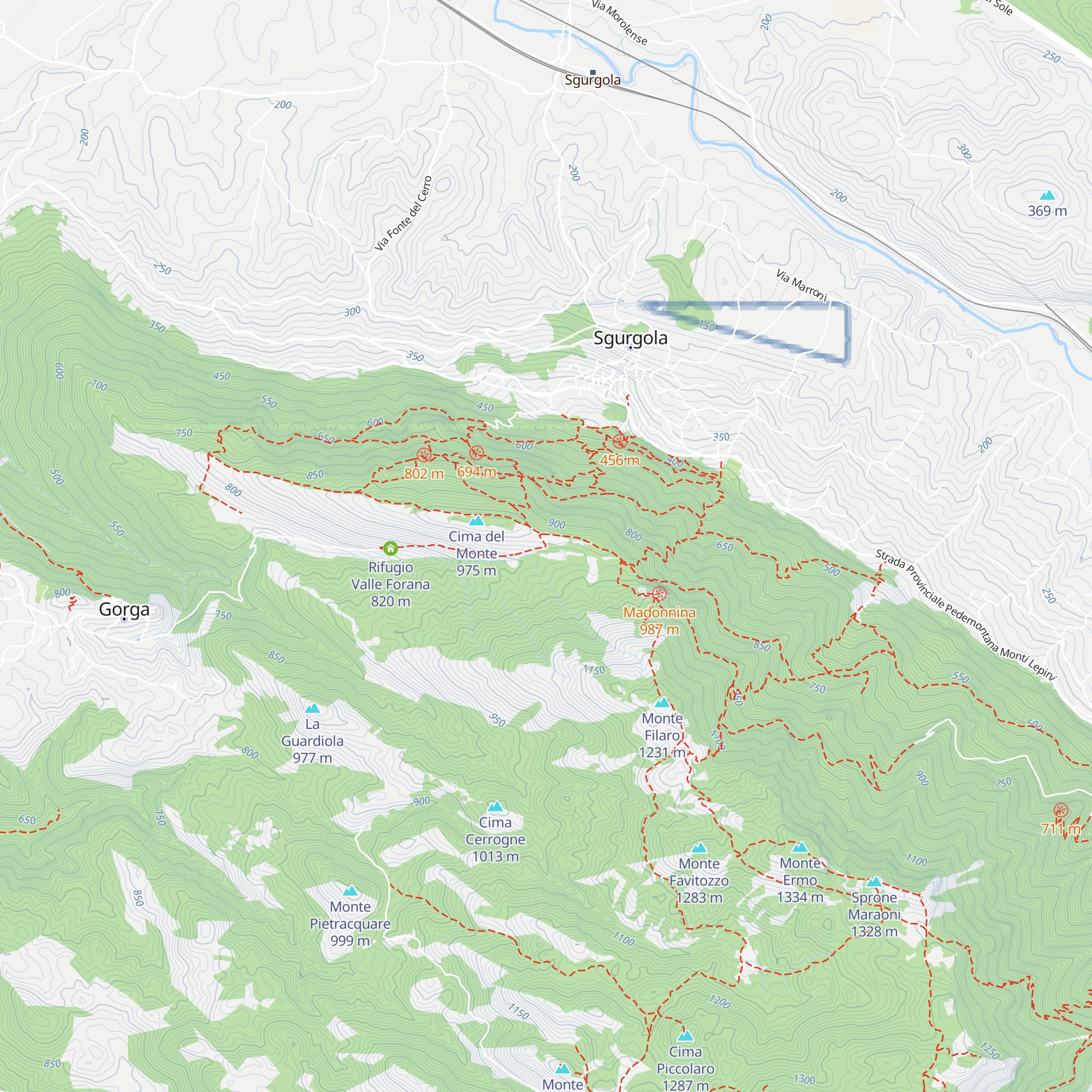 Capanna de' Francisco map