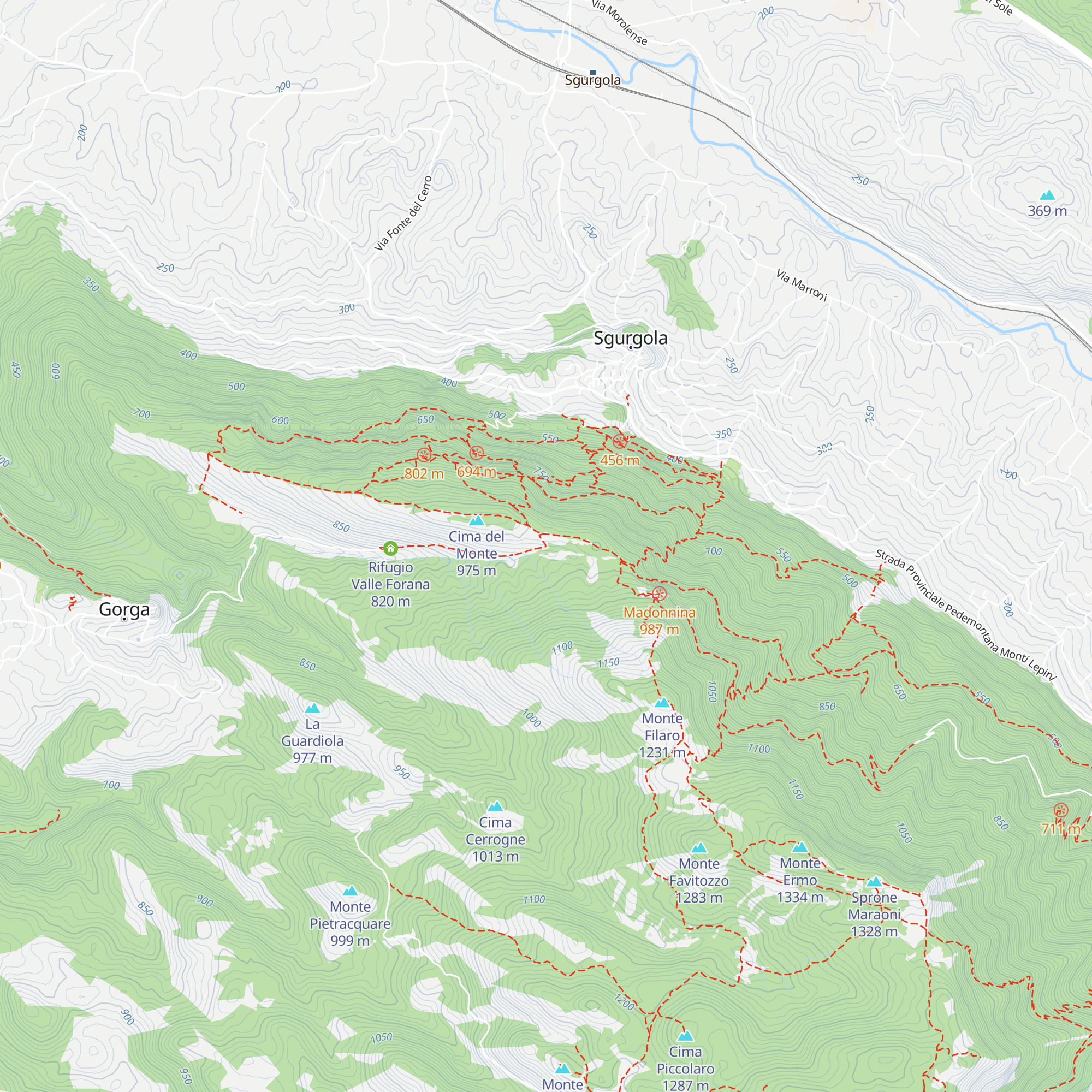 Capanna de' Francisco map