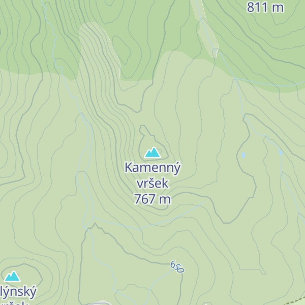 Map of Kamenný vršek