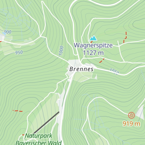 Map of Arber Alm
