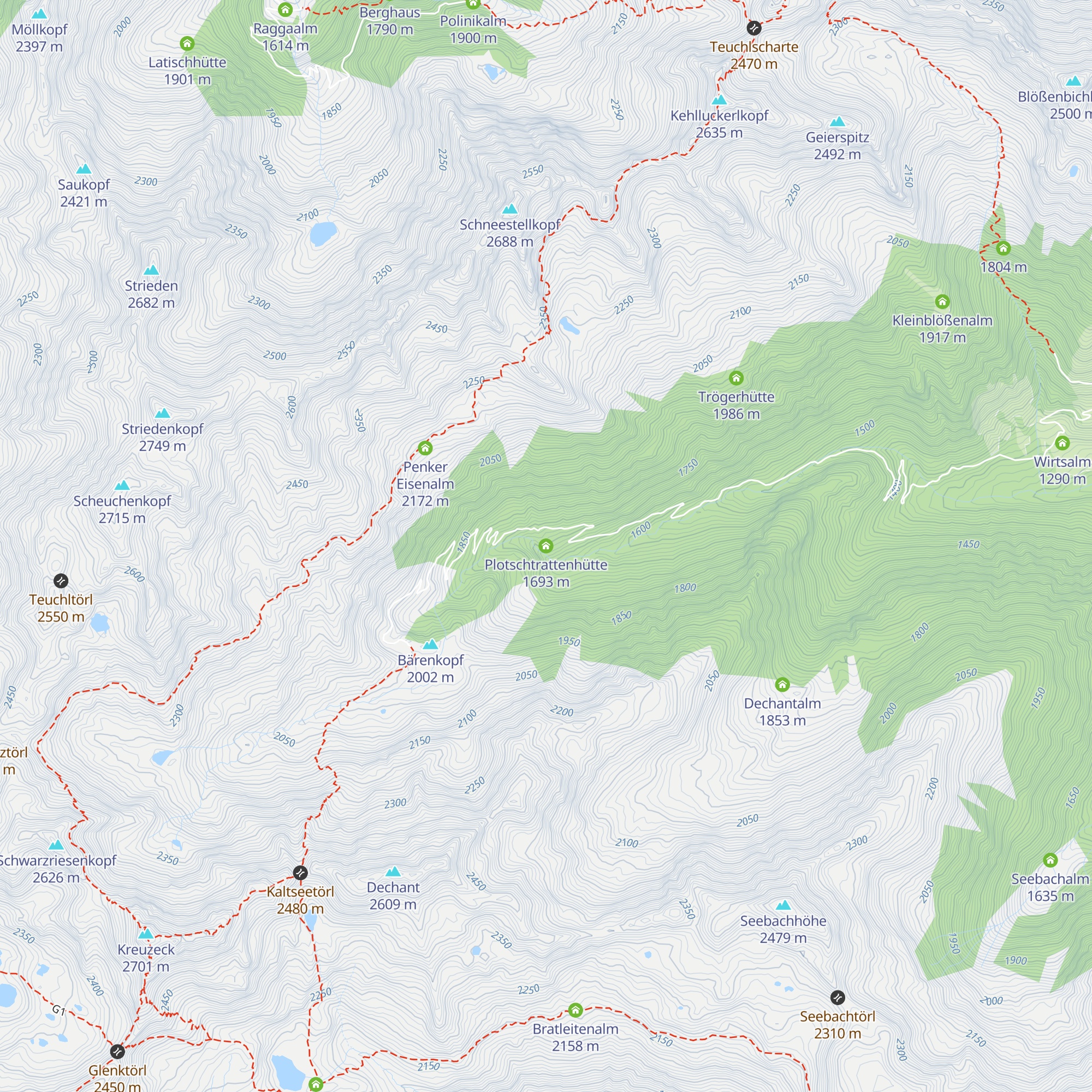 Plotschtrattenhütte map