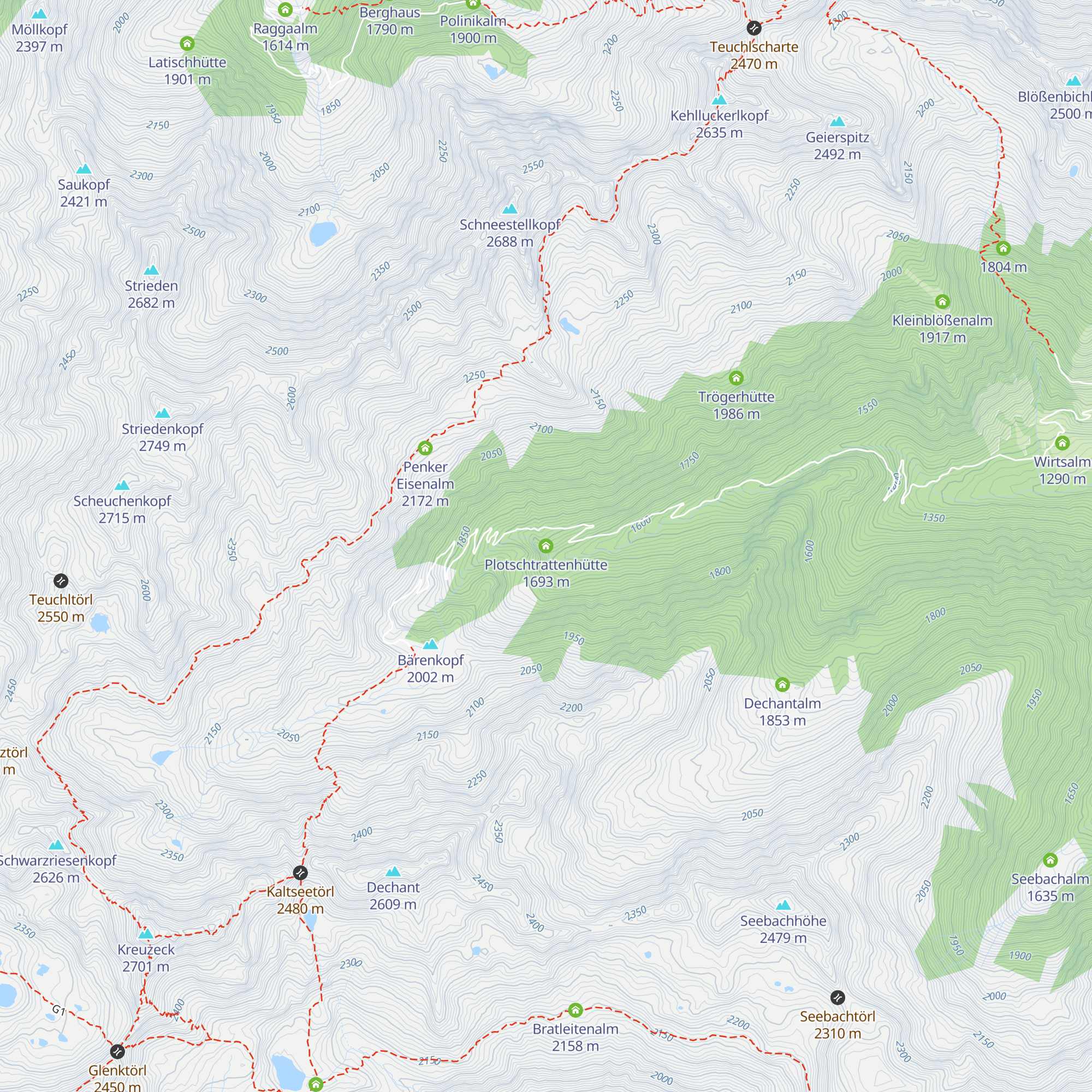 Plotschtrattenhütte map