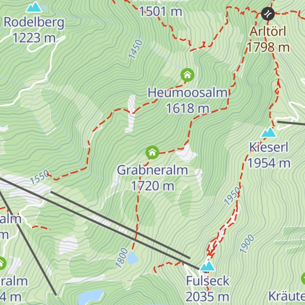 Map of Grabneralm