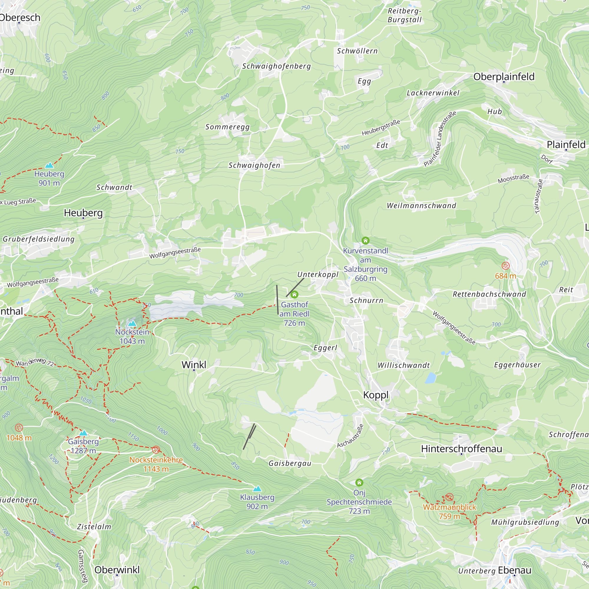 Gasthof am Riedl map