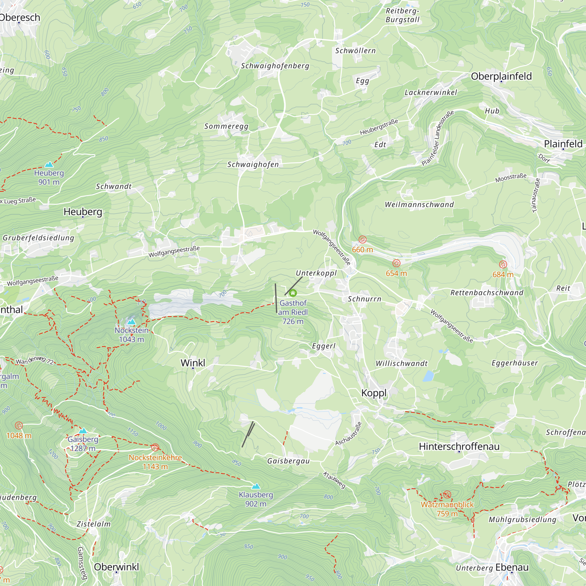 Gasthof am Riedl map