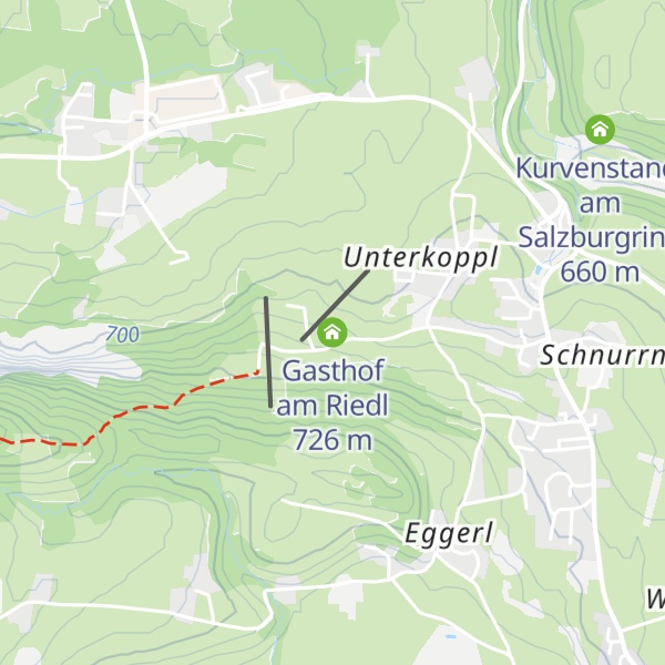 Map of Gasthof am Riedl