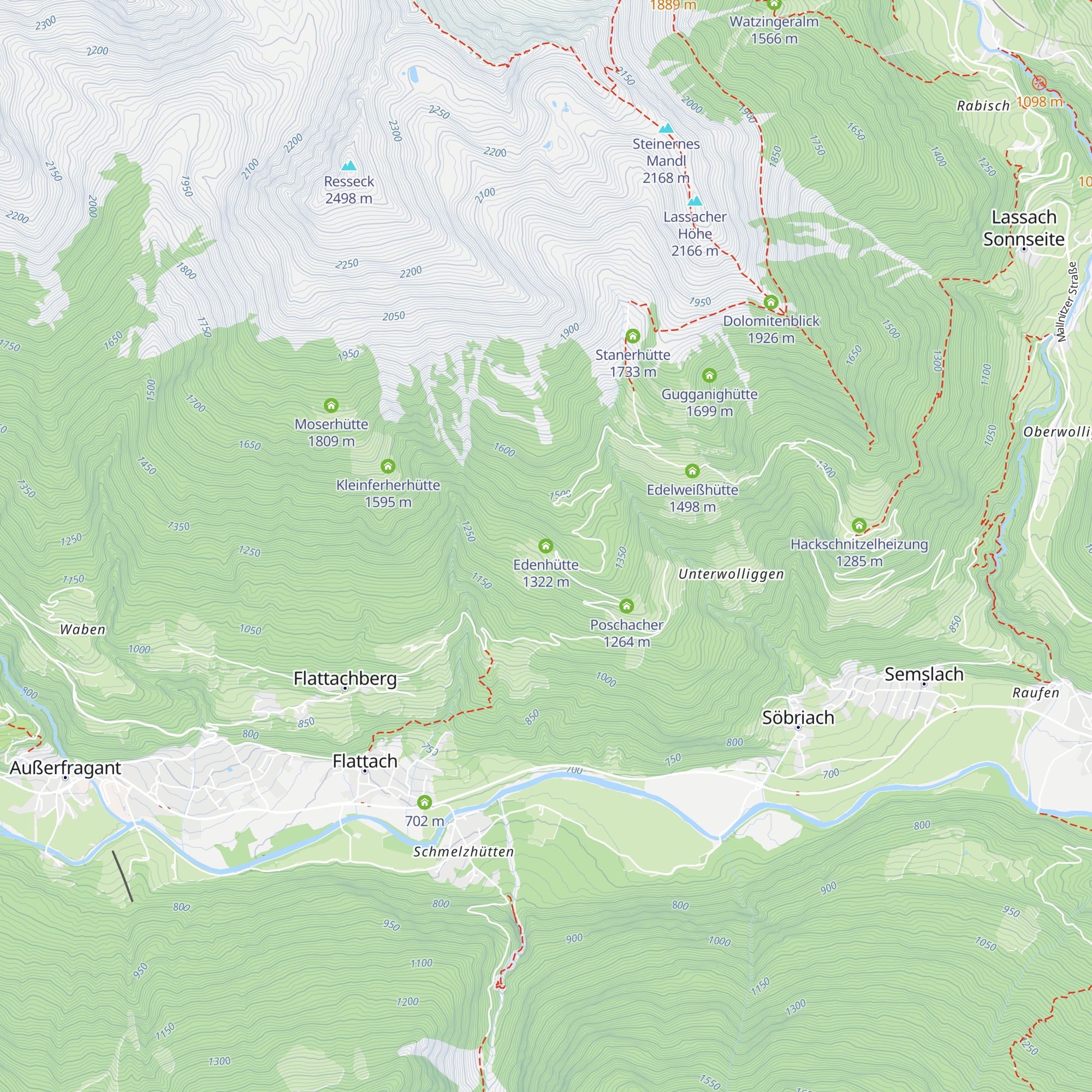 Edenhütte map
