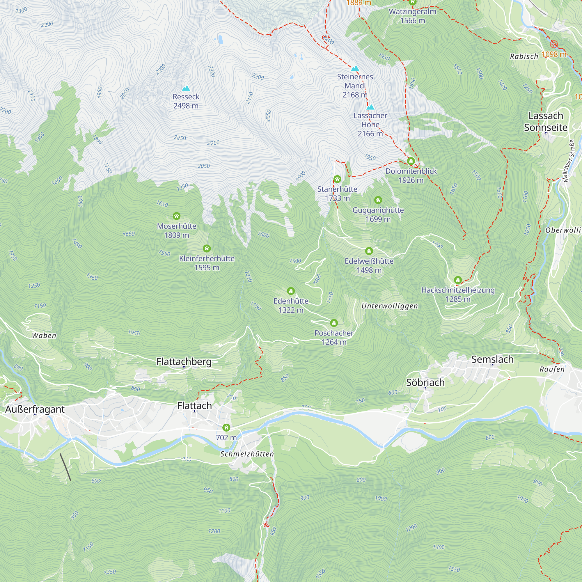 Edenhütte map
