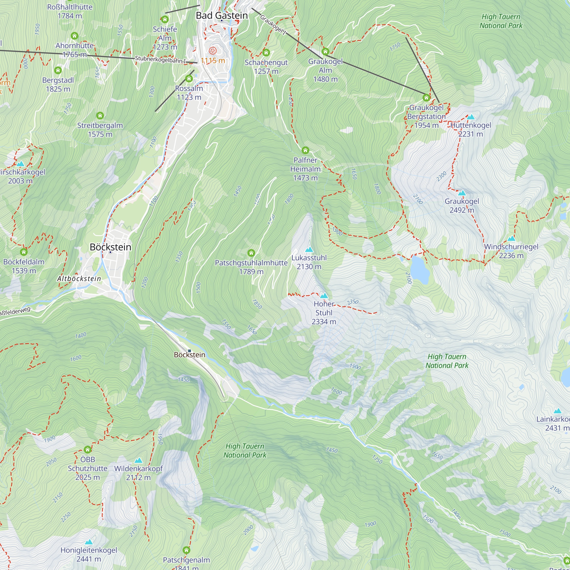 Eisenbahnerhütte map
