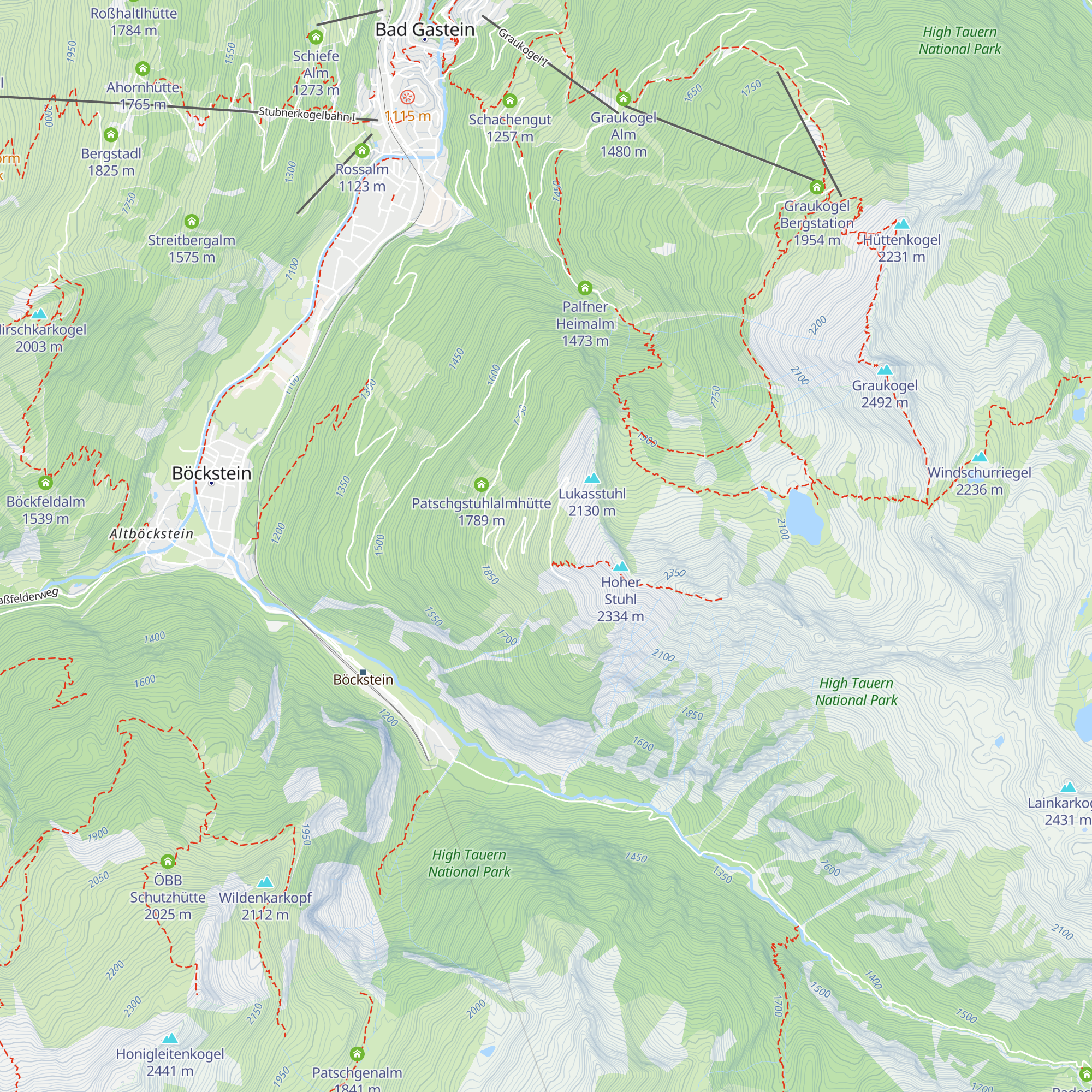 Eisenbahnerhütte map