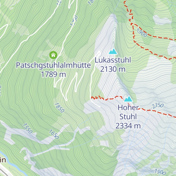 Map of Eisenbahnerhütte