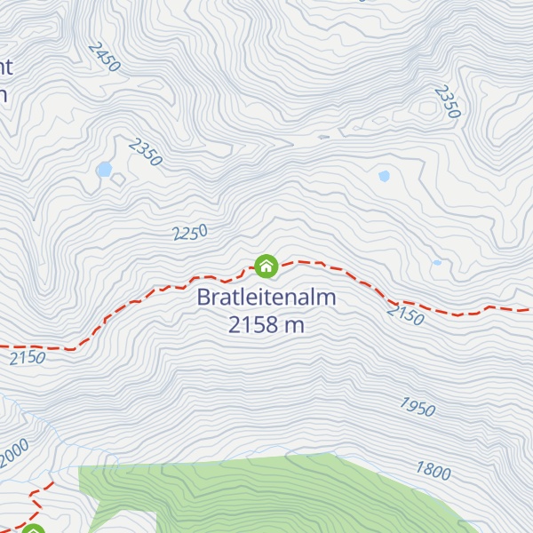 Map of Bratleitenalm