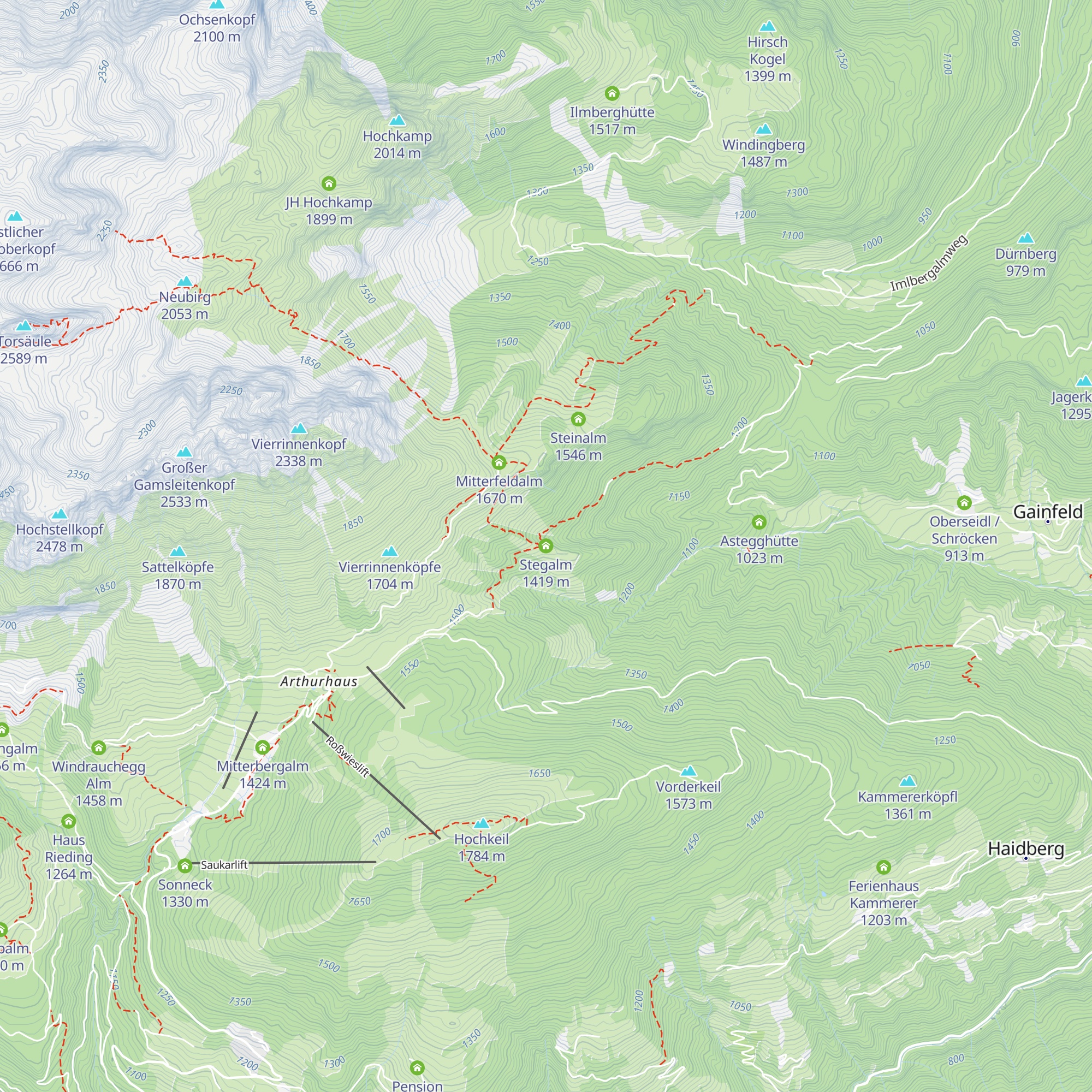 Stegalm map
