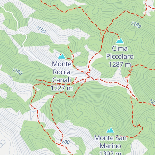 Map of Rifugio Sorgente Canai