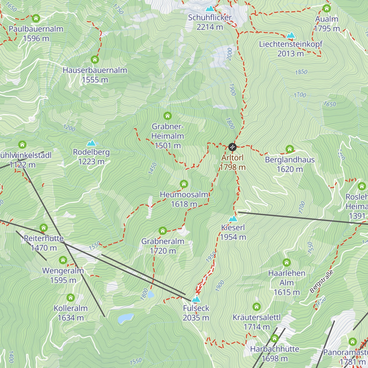 Heumoosalm map