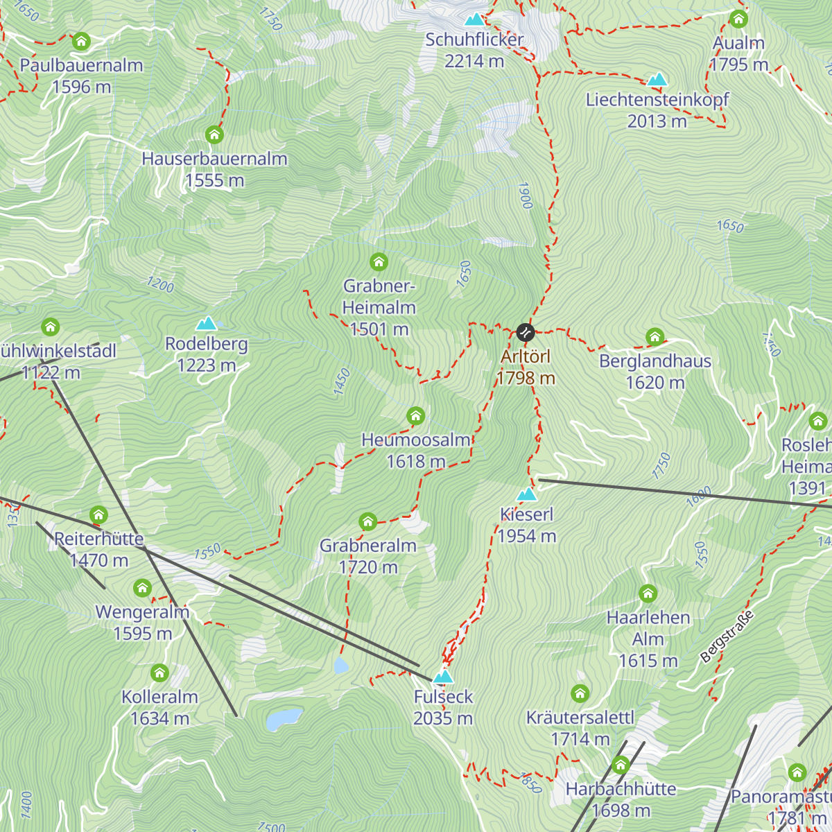 Heumoosalm map