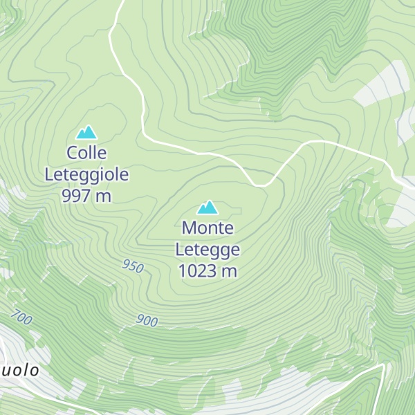 Map of Monte Letegge