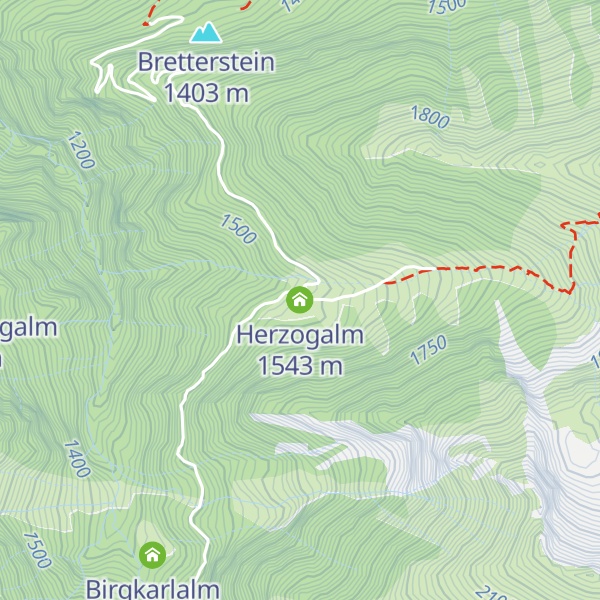 Map of Herzogalm