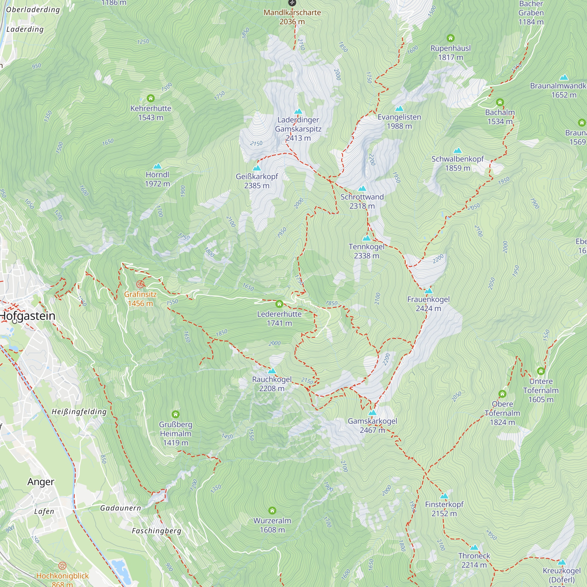 Planitzenhütte map